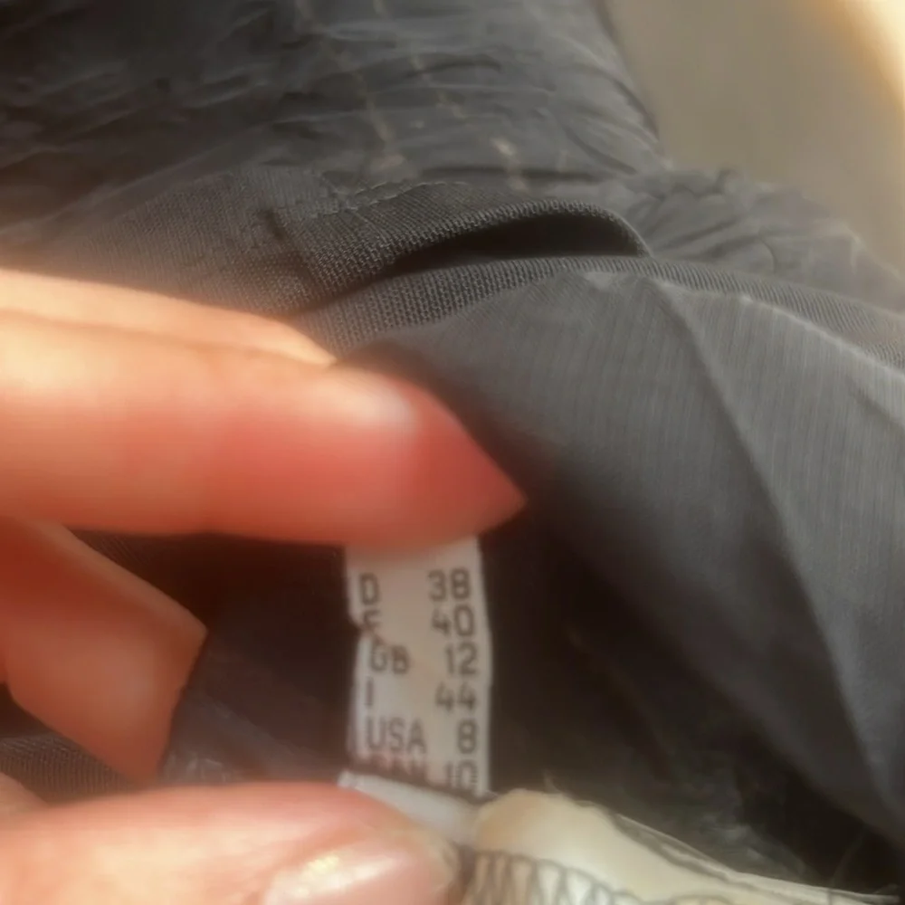 Vintage Blacky dress Berlin sleeved semi-sheer top. Black with Floral Design 8 - Picture 13 of 16